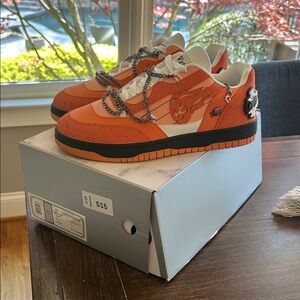 Watson Orange Low-Top Sneakers US Men’s size 9